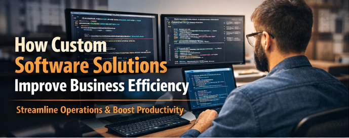 How Custom Software Solutions Improve Business Efficiency
